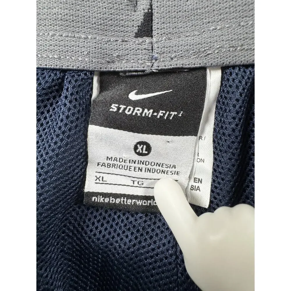 Nike Storm-FIT Backfield Pants Mens XL Blue Track Athletic 424119-420 Y2K Sporty